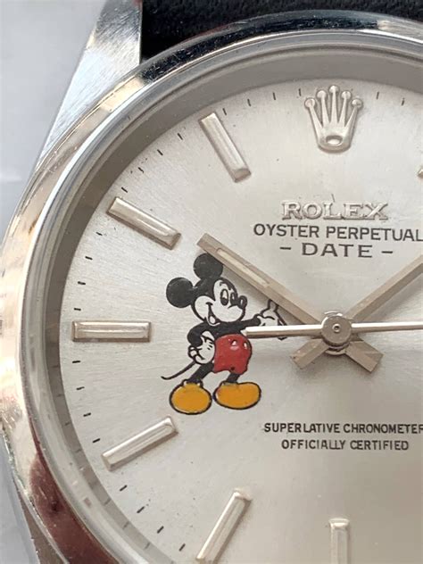 mickey mouse rolex watch for sale|Rolex datejust Mickey Mouse.